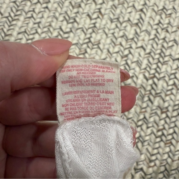 Free People White Lace Front Flowy Tank Top - Picture 7 of 10